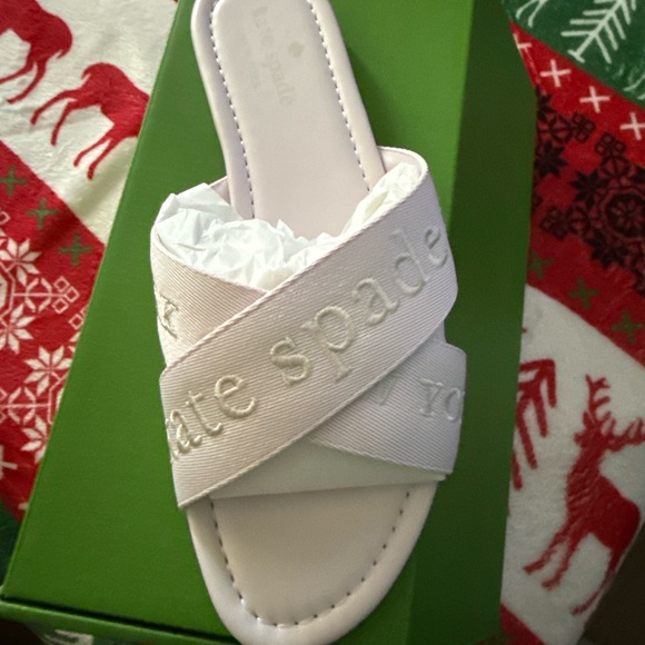 kate spade Shoes - Kate Spade Embossed Strap Sandals